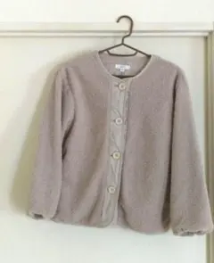 a.v.v ベージュ ボアジャケット 140