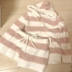 「【10th】' ジェラート'2ボーダーパーカ」　ジェラピケ