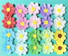 壁面飾り 立体 カラフル かわいい お花紙 お花 吊るし飾り ひな祭り20個