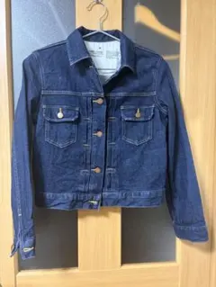 無印良品MUJIダークブルー デニムジャケット Mサイズ