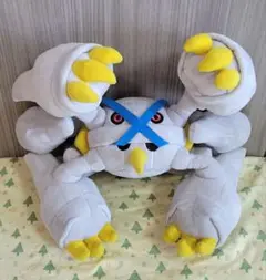 銀色のメガメタグロス ポケモンセンター限定　ぬいぐるみ　可動式 Metagross - Pokémon Center Limited - Pokémon (色違いの銀色の