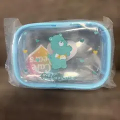 Care Bears ケアベア クリアミニポーチ　水色