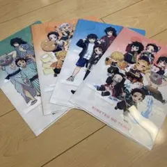 ローソン限定　鬼滅の刃　クリアファイル　4種類4枚セット