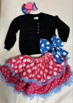 ミニー　ファンダーランド　パルパルーザ　こども　110 ハンドメイド　コスプレ