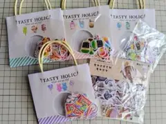 フレークシールセット　TASTY HOLICほか　5セット
