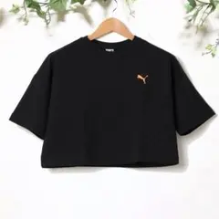 プーマ　半袖シャツ EVIDE FS クロップド　Tシャツ　ブラック