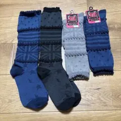 新品タグ付き　未使用　まとめ売り4足セット　スター柄　福助