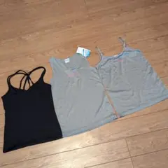 新品女児150㌢CONVERSEノースリーブ,タンクトップ 2枚＆黒色