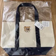 ラブラリーバイフェイラー　オールドテディワッペントートバッグL