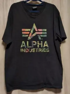 ALPHA INDUSTRIES カラフルロゴ Tシャツのサムネイル