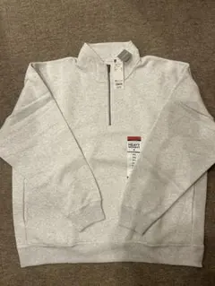 【新品】GU ヘビーウェイトスウェット ハーフジッププルオーバー 3XL