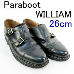 Paraboot パラブーツ ウィリアム ダブルモンク UK7.5 26cm相当