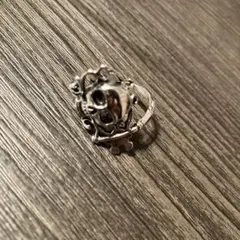 【1231】新品 アメカジ スカルデザイン シルバー 色 リング 約13号