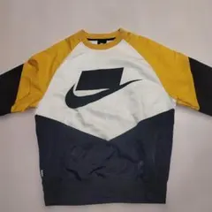 【ヴィンテージ】Nike ナイキナイロントレーナー　白×黄×黒