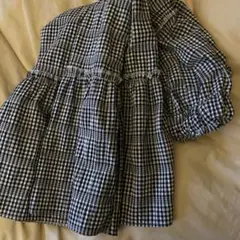 古着　チェック　スカート