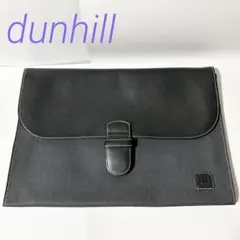 美品 dunhill ダンヒル PVC レザー クラッチバッグ セカンドバッグ