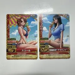 【極希少・極美品】ワンピーベリーマッチダブル　ナミ　ロビン　水着　即購入可