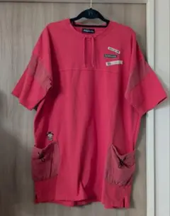 drugstore's オレンジ 半袖Tシャツ ポケット付き