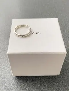 レア！　e.m. ジルコニアリング　9号　シルバー925のサムネイル