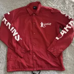 Larkins レッド ナイロンジャケット Lのサムネイル