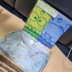 【新品】サンリオ 一番くじ 収納ケース ブルー&プチタオルセット