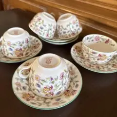 ミントン ハドンホール ティーカップ＆ソーサー5客セット