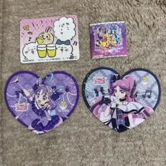 プリキュア　ちいかわ コースター シール セット