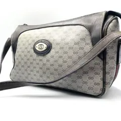 希少✨グッチ カメラバッグ シェリーライン インターロッキング GG柄 黒 GUCCI（グッチ） 並行輸入 ショルダーバッグ インターロッキングG