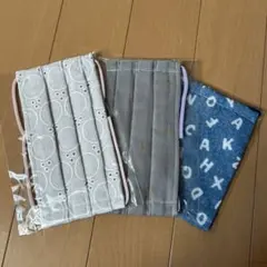 布製マスクセット　ハンドメイド　3枚セット