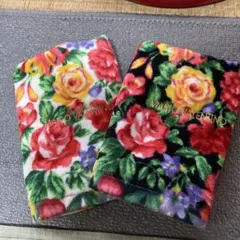 MARIO VALENTINO タオルハンカチ 2枚セット 花柄