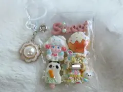 ガチャ詰め風ポーチ キーホルダー ハンドメイド デコパーツ　キャンディバック