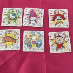 サンリオキャラクター スクエアマグネット6枚セット
