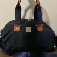 ☆開店セール☆ 使用２日 美品 オロビアンコ レザー×ナイロン ロゴバッグのサムネイル
