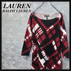ローレンラルフローレン ニット 膝丈 ワンピース レディース M LAUREN