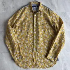JUNYA WATANABE コムデギャルソン 花柄 総柄 長袖シャツ リネン混のサムネイル