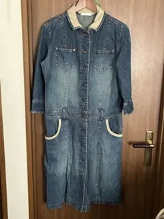 ベルメゾン七分袖デニムコート　ワンピースにも