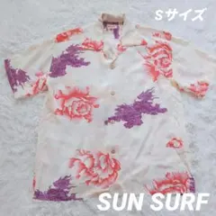SanSurfサンサーフ東洋エンタープライズ半袖アロハシャツチェリーブロッサムM SanSurfサンサーフ東洋エンタープライズ半袖アロハシャツチェリー