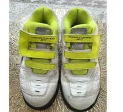 YONEX　キッズテニスシューズ スニーカー　運動靴　20cm 蛍光イエロー 白のサムネイル