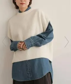 今季タグ付★ジャーナルスタンダードレリューム　ハミルトンウール畔ベスト　未使用