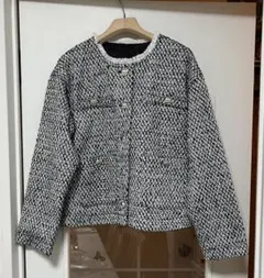 アベイル ツィード ジャケット Aimeine laubeblanc ザラ