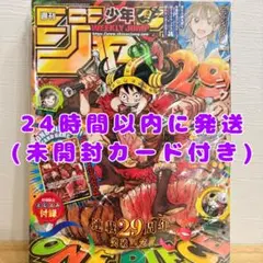未開封カード付き】週刊少年ジャンプ 2026年 33号 ワンピース 肉ルフィ