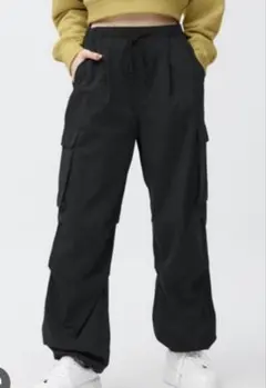 GU パラシュートカーゴパンツ Sサイズ ブラック 347853