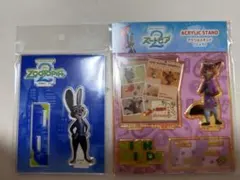 ズートピア2 アクスタ 2点セット ニック ジュディ