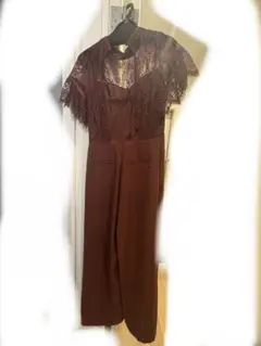 サロペット　ブラウン