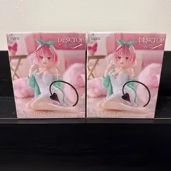 To LOVEる Desktop Cuteフィギュア モモ ルームウェア　2体