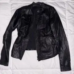 ダークコア　レザージャケット