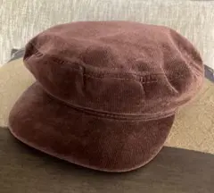 キャスケット コーデュロイ ブラウン