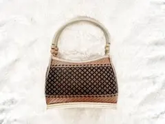 巾着付き カゴバッグ