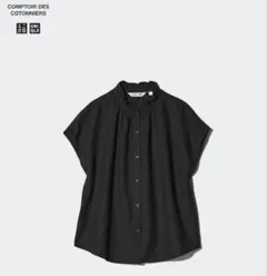 ユニクロCOMPTOIR DES COTONNIERS ノースリーブシャツ黒