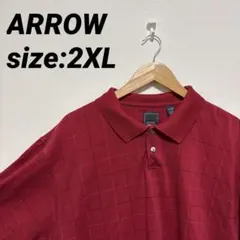 旭*事様 【US古着】アロー 半袖シャツ ポロシャツ 2XLのサムネイル